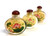 Eglomise Reverse Painted Snuff Bottles Set of 3 Lotuses