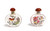 Eglomise Reverse Painted Snuff Bottles Set of 5 Birds