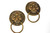 Pair Bronze Knockers Warrior 2 Sizes