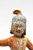 pottery figure dancer, in military helmet, han style