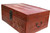 Red Leather Chinese Trunk