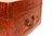 Red Leather Chinese Trunk