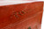 Red Leather Chinese Trunk