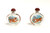 Eglomise Reverse Painted Snuff Bottles Set of 2 Tigers