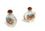 Eglomise Reverse Painted Snuff Bottles Set of 2 Tigers