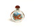Eglomise Reverse Painted Snuff Bottles Set of 2 Tigers