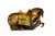 Han Bronze Recumbent Horse Gold Saddle