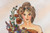 Art Nouveau Spring Goddess Gemstone