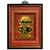 Vintage Brass Hardware Basket Shadow Box