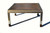 Brass Nickel Metal Wood Coffee Table