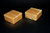 Pair Honey Calcite Onyx Boxes