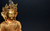 Gilt Bronze No Fear Udanaya Tibetan Buddha 13"