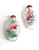 Eglomise Reverse Painted Snuff Bottle Set of 2 Boys