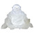 Rock Crystal Quartz Happy Buddha