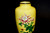 Signed Sato Japanese Cloisonne Yellow Vase Chrysanthemum