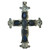 Large Sterling Silver Sapphire Cross Pendant 40 Cts Large Sterling Silver Sapphire Cross Pendant 40 Cts