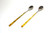 Pair French Inox  Amber Long Spoons