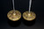 Tibetan Set of 3 Bronze Bells Phurba Prayer Flags