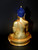 Rock Crystal Gilt Bronze Buddha