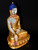 Rock Crystal Gilt Bronze Buddha