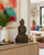 Young Smiling Buddha Bronze Statue