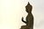 Antique Tibetan Buddha Bronze Statue High Crown