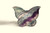 Pair Fluorite Buttefly Dishes