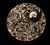 Pair Ammonite Plates 4.5" Brown