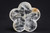 Clear Rock Crystal Peach Blossom Plate