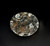 Pair Ammonite Plates 4.5" Black