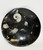 Pair Large Ammonite Plates Black White 6.25"