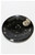 Pair Large Ammonite Plates Black White 6.25"