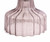 Mouth Blown Mauve Glass Pendant Light Shade