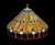 Massive Antique Tiffany Glass Shade 21"
