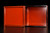 Japanese Antique Red Lacquered Box 2 Tier