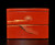 Japanese Antique Red Lacquered Box 2 Tier
