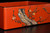 Japanese Antique Red Lacquered Box 2 Tier