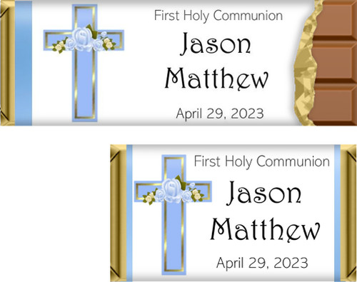 Blue Cross First Holy Communion Chocolate Bars and Wrappers