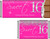 Hot Pink Diamond Bling Sweet 16 Candy Wrappers and Assembled Hershey's or Kit Kat Bars