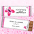 Pink Butterfly Valentine's Day Hershey Bars and Candy Wrappers