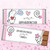 Pink Doodle Unicorn Valentine's Day Candy Wrappers and Assembled Hershey's or Kit Kat Bars