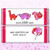 Pink Girl's Dinosaur Valentines Candy Bar Party Favors