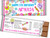 Candy Land Girl's Birthday Chocolate Bars & Candy Wrappers