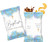 Blue and Gold Christening Baptism Personalized Chip Bags