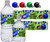 Football Boy's Birthday Water Bottle Stickers.