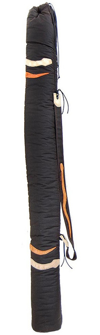 Snakeskin Large Padded Oilskin Didgeridoo Bag - Double Snake