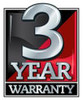 3 Year warranty