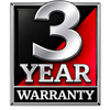 3-Year LTD, Unlimited Mileage Warranty