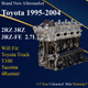 Toyota Engine Tacoma Engine 4Runner engine T100 engine 2RZ 3RZ 4port Engine