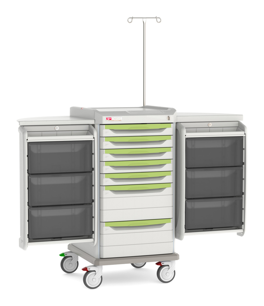 Metro SXRSIV Starsys IV Therapy Cart - Metro
